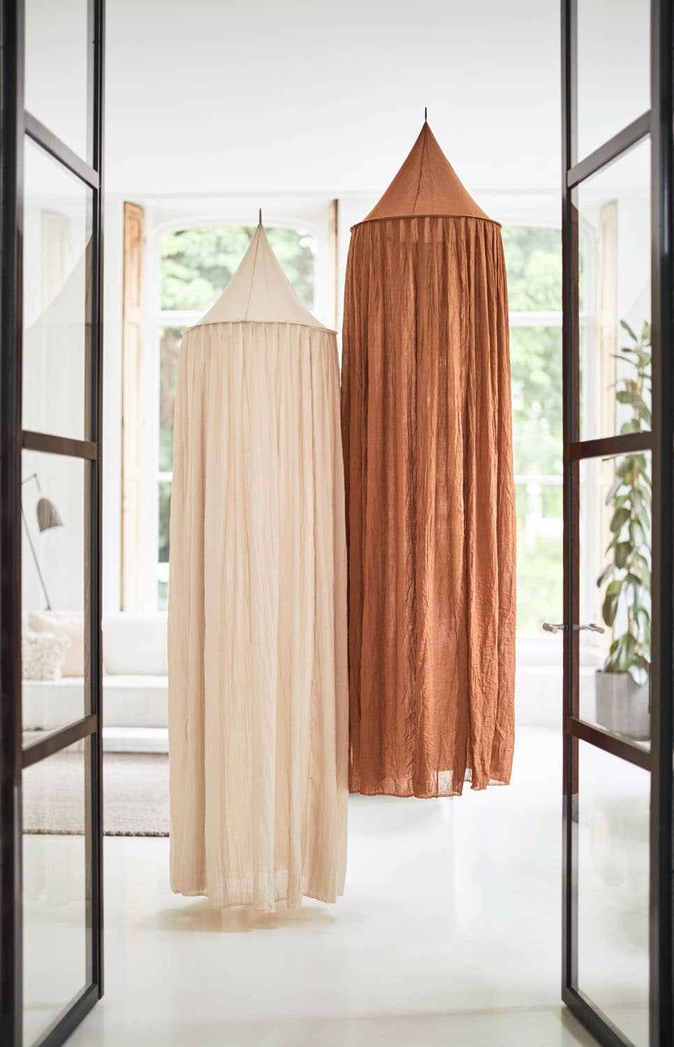 Jollein Klamboe vintage 245cm - nougat (doos beschadigd) - Afbeelding 4