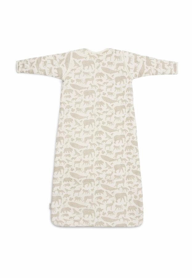 Jollein Baby Slaapzak Met Afritsbare Mouw Animals - Nougat - Afbeelding 2