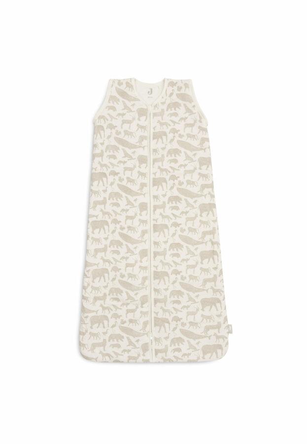Jollein Baby Slaapzak Met Afritsbare Mouw Animals - Nougat - Afbeelding 3