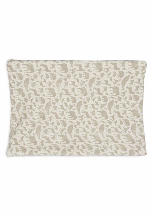 Jollein Aankleedkussenhoes Jersey 50x70cm - Animals - Nougat - Afbeelding 4