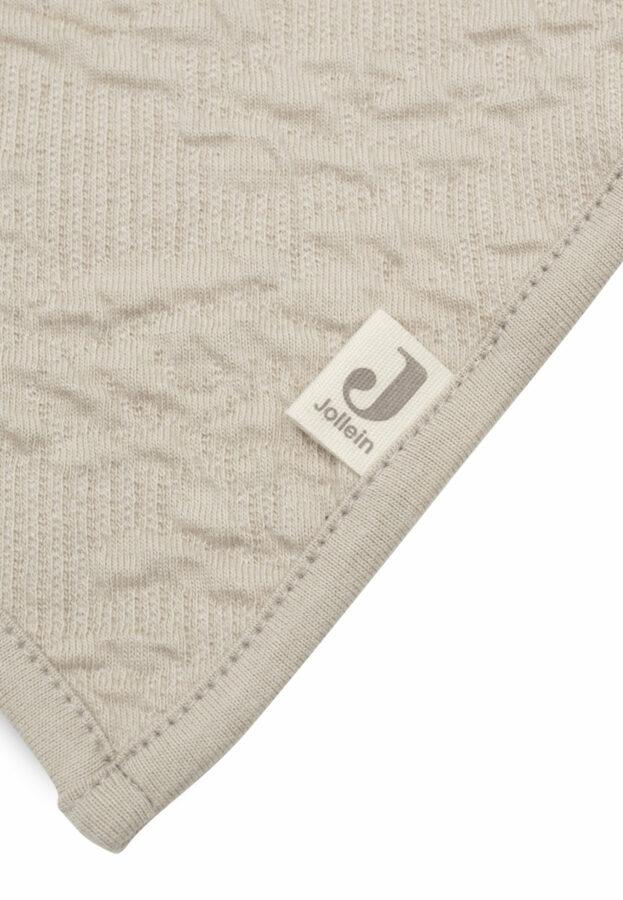 Jollein Slab Bandana Soft Waves - Nougat - 2 Stuks - Afbeelding 4