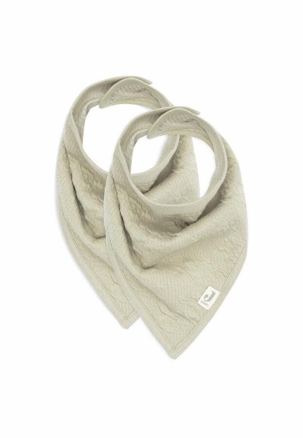 Jollein Slab Bandana Soft Waves - Nougat - 2 Stuks - Afbeelding 5