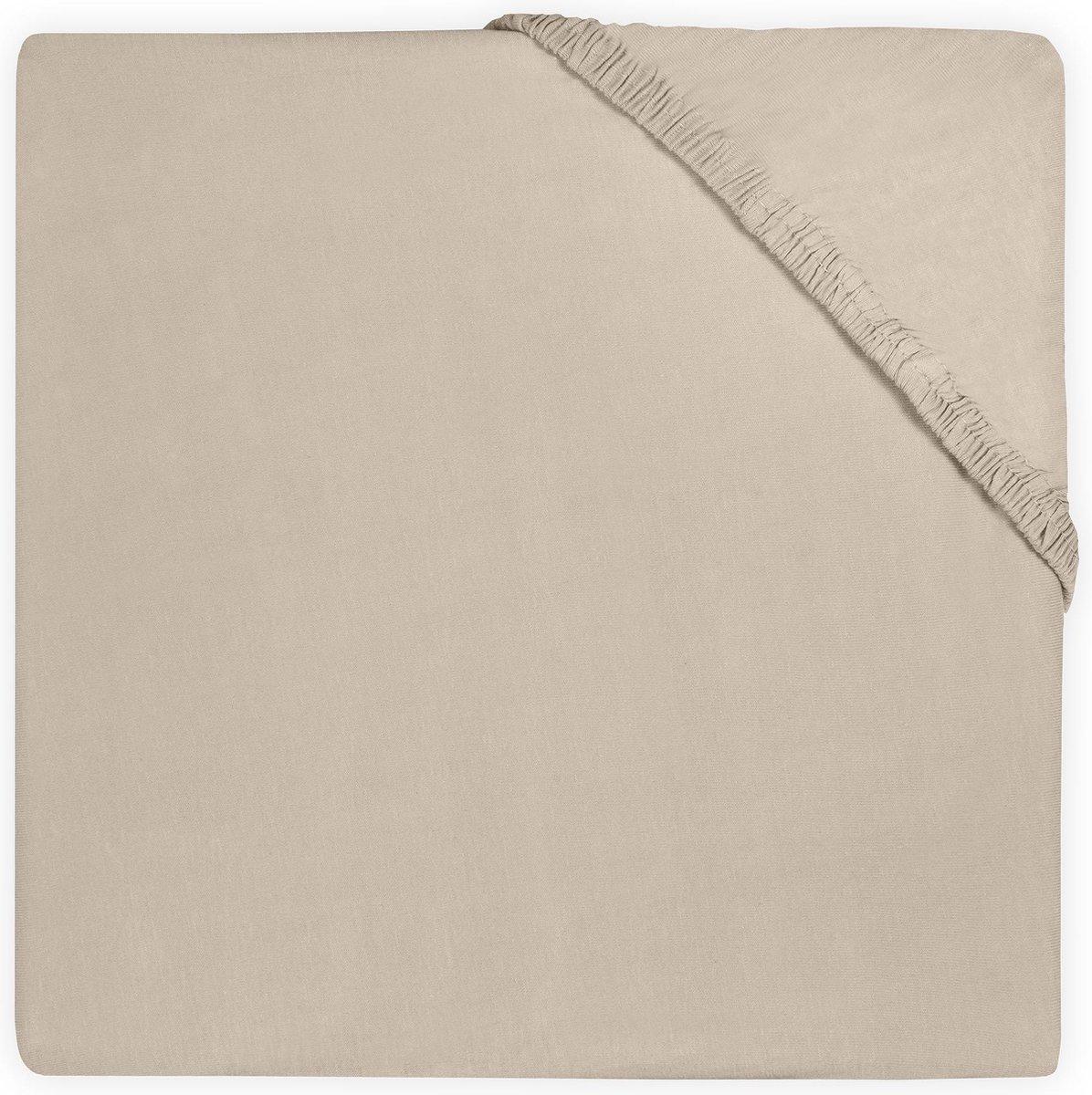 Jollein hoeslaken jersey - nougat