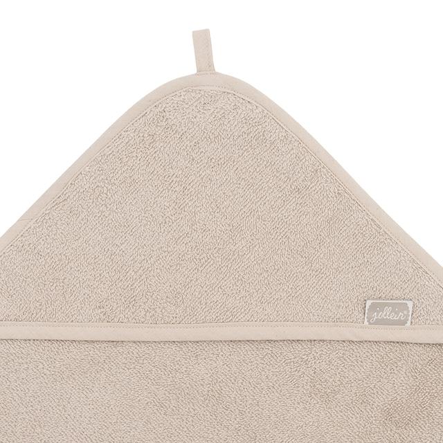 Jollein Badcape badstof 75x75cm - nougat - Afbeelding 3