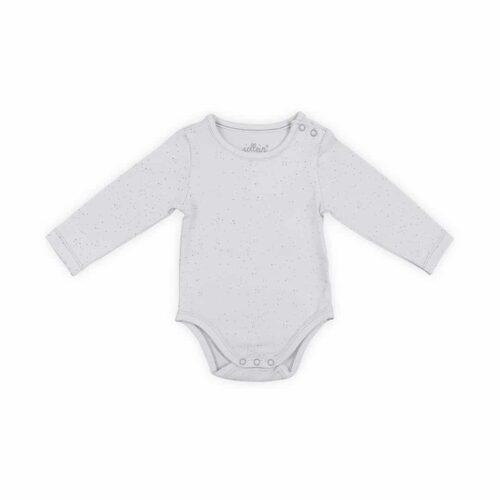 Jollein romper lange mouw - Mini dots - Soft Grey - 62/68