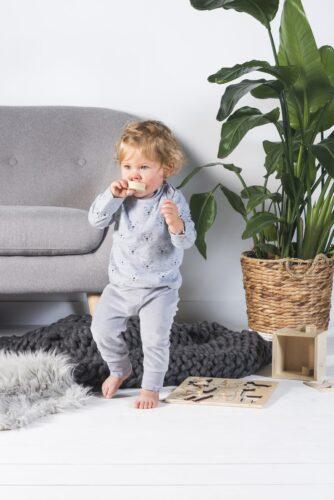 Jollein broekje Velour - Grey - Afbeelding 2