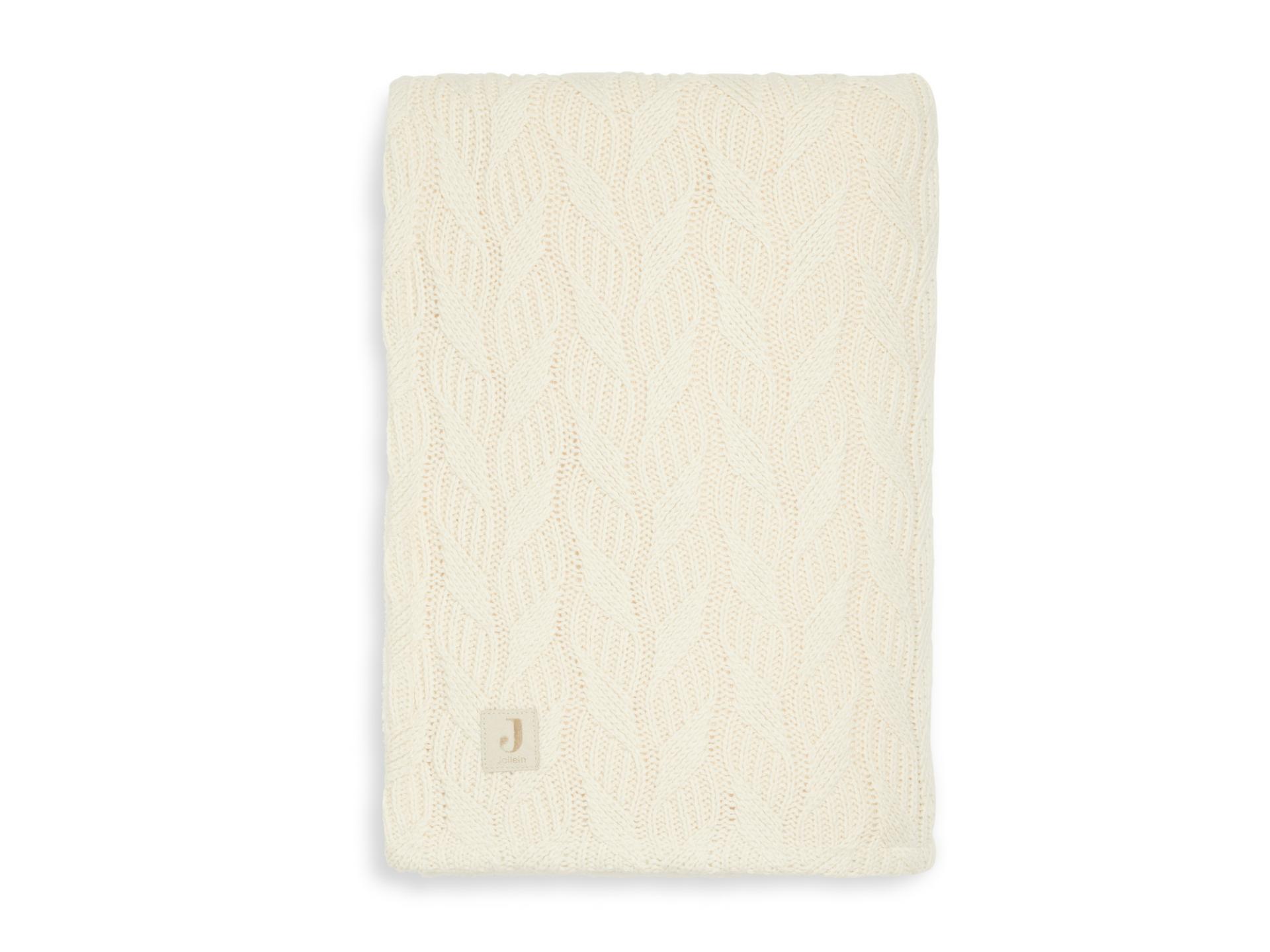 Jollein wiegdeken spring knit - ivory