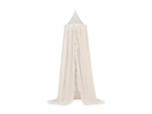 Jollein Klamboe Vintage met ruffle - 245cm - Ivory (doos beschadigd)