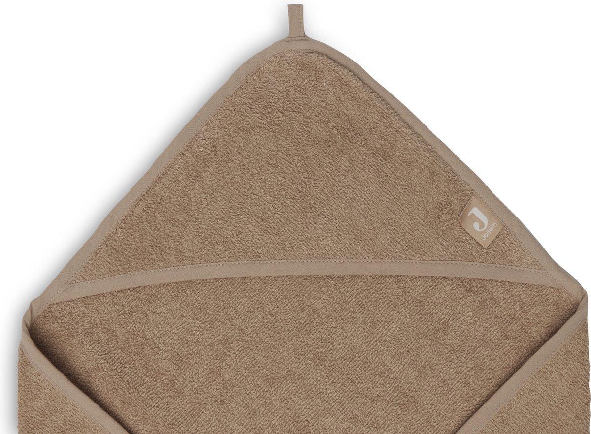 Jollein Badcape badstof 75x75cm - biscuit - Afbeelding 2
