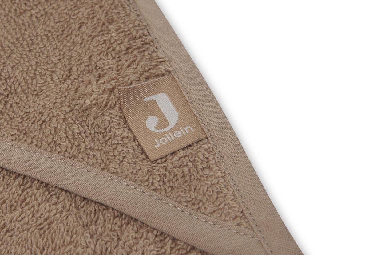 Jollein Badcape badstof 75x75cm - biscuit - Afbeelding 3