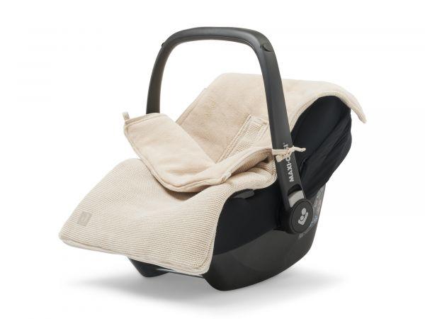 Jollein Voetenzak groep 0+ 3/5 punts basic knit - nougat