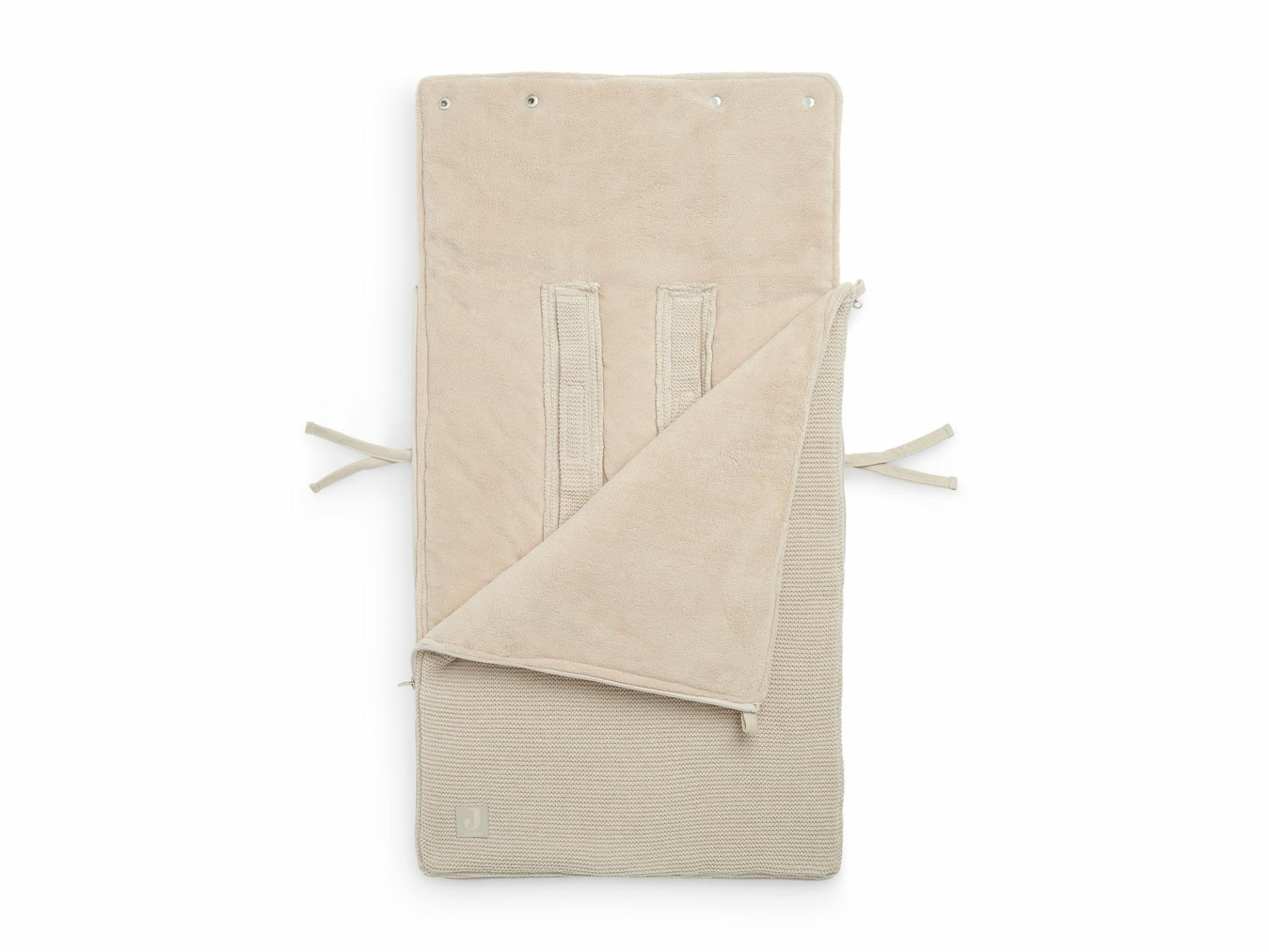 Jollein Voetenzak groep 0+ 3/5 punts basic knit - nougat - Afbeelding 6