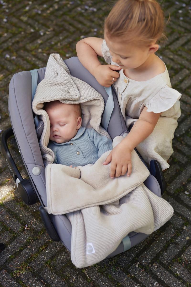 Jollein Voetenzak groep 0+ 3/5 punts basic knit - nougat - Afbeelding 3