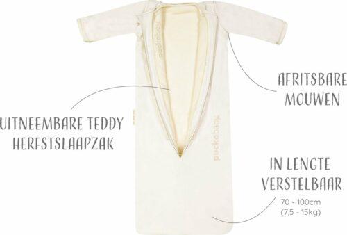Puckababy The Bag 4 Seasons baby slaapzak (6-30mnd) - Olive - Afbeelding 6