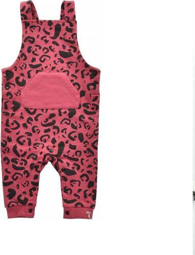 Jollein Salopette Leopard - maroon red - 74/80