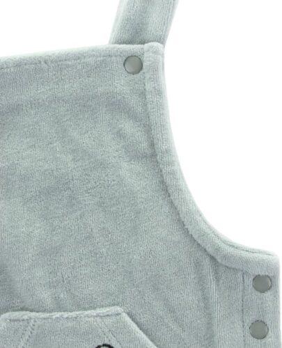 Jollein Salopette velour - grey - 74/80 - Afbeelding 3