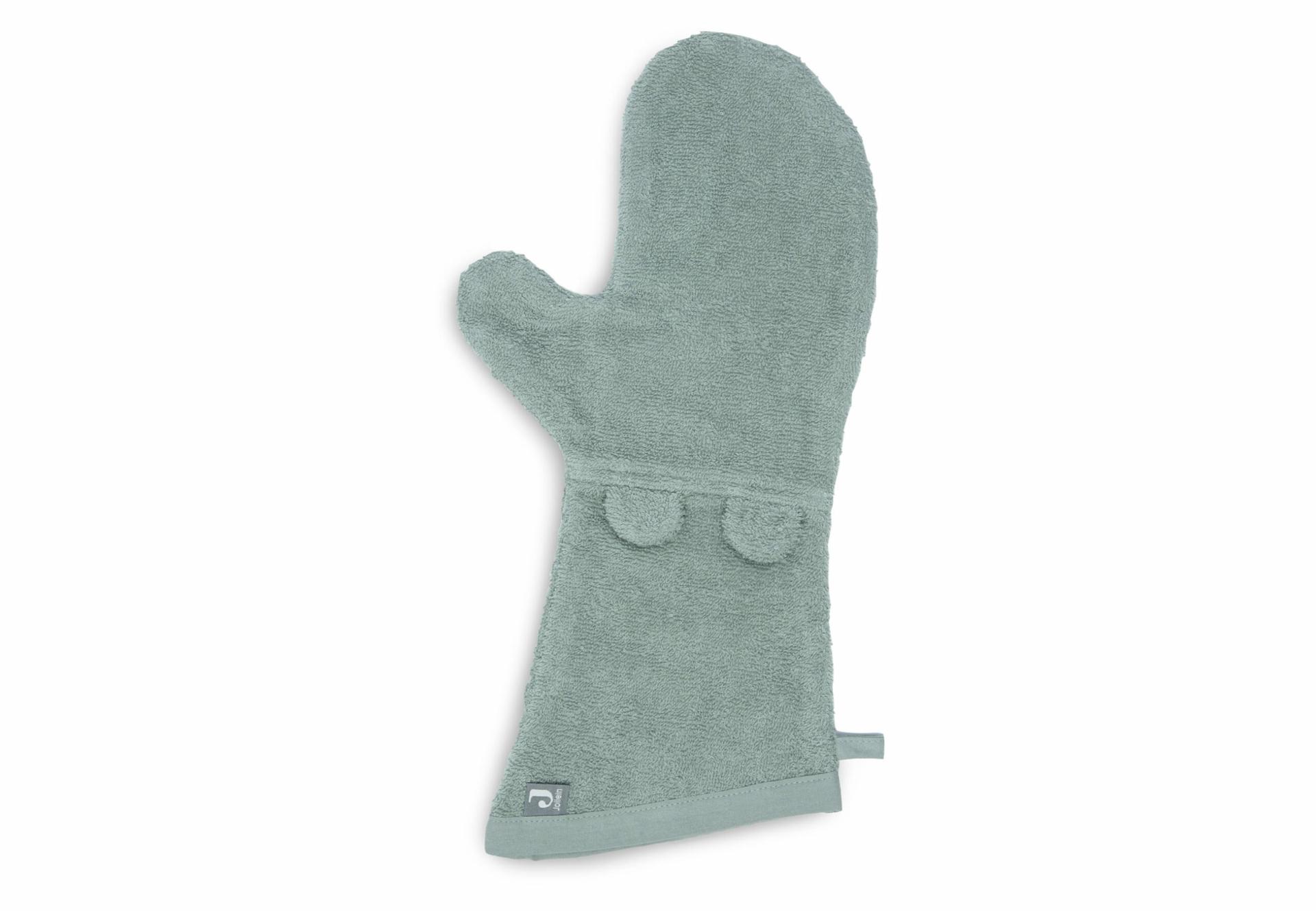 Jollein washand ears badstof - ash green