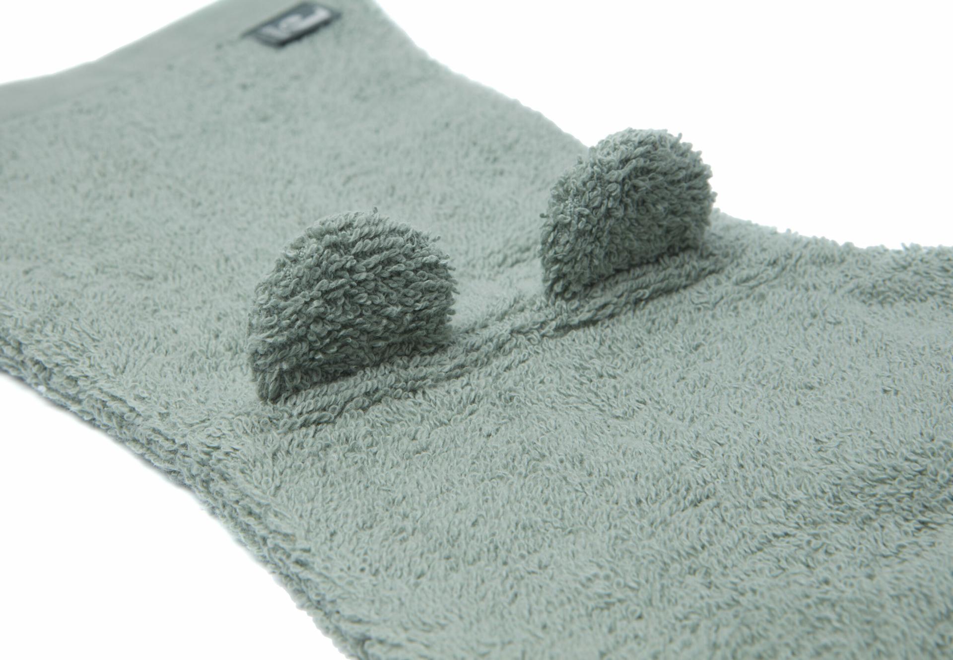 Jollein washand ears badstof - ash green - Afbeelding 2