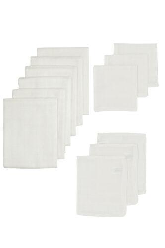 Meyco starterset hydrofiel 12 pack basic - uni off white