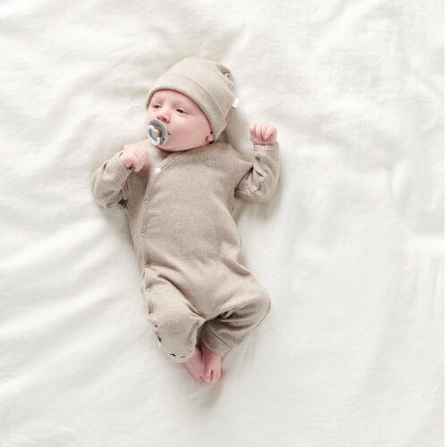 Noppies mutsje Nevel - taupe melange - Afbeelding 4
