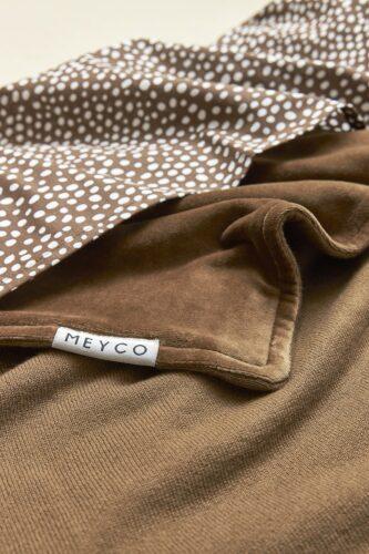 Meyco laken 2-pack cheetah chocolate - uni chocolate - Afbeelding 2