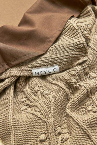 Meyco laken 2-pack cheetah chocolate - uni chocolate - Afbeelding 3