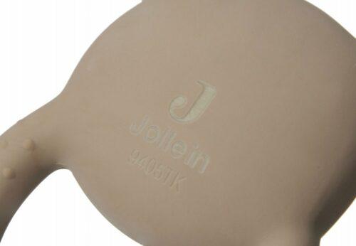 Jollein Bijtring teddy bear - biscuit - 100% natuurlijk rubber - Afbeelding 2