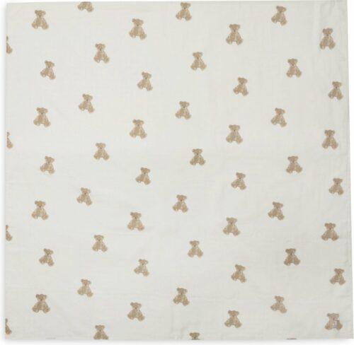 Jollein multidoek large 115x115cm - Teddy Bear (2 Stuks) - Afbeelding 4