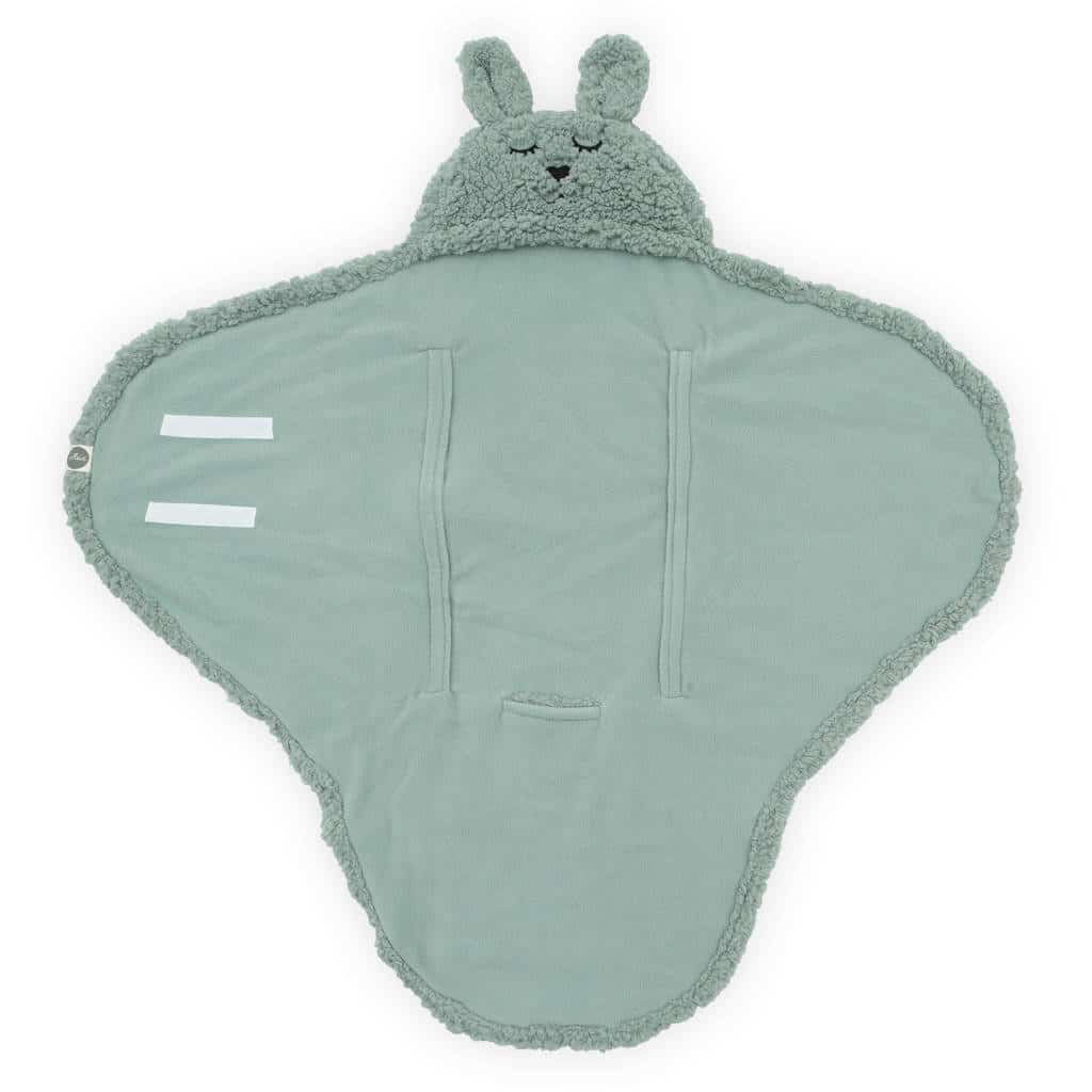 Jollein Wikkeldeken Bunny - ash green