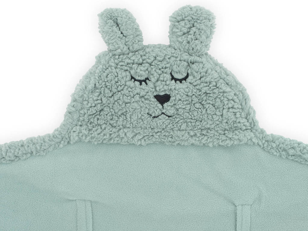 Jollein Wikkeldeken Bunny - ash green - Afbeelding 2