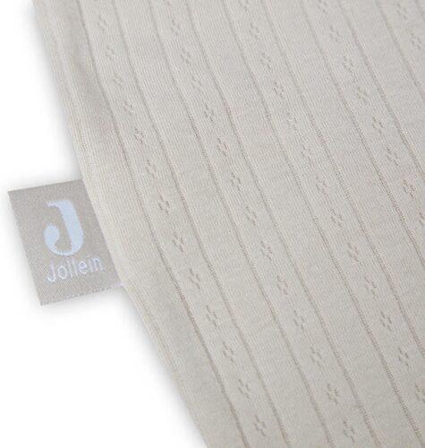 Jollein Baby Slaapzak Jersey Ajour - Nougat (0.5 tog) - Afbeelding 2
