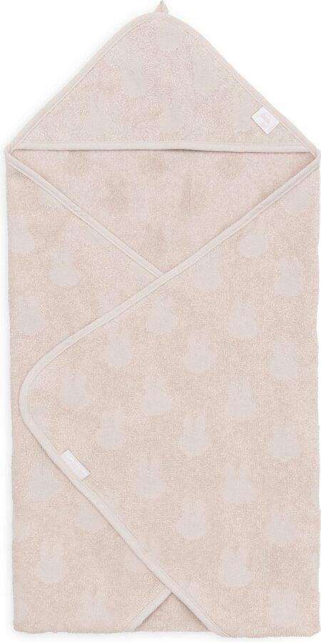 Jollein Badcape Badstof 75x75cm Nijntje Jacquard - Nougat - Afbeelding 3