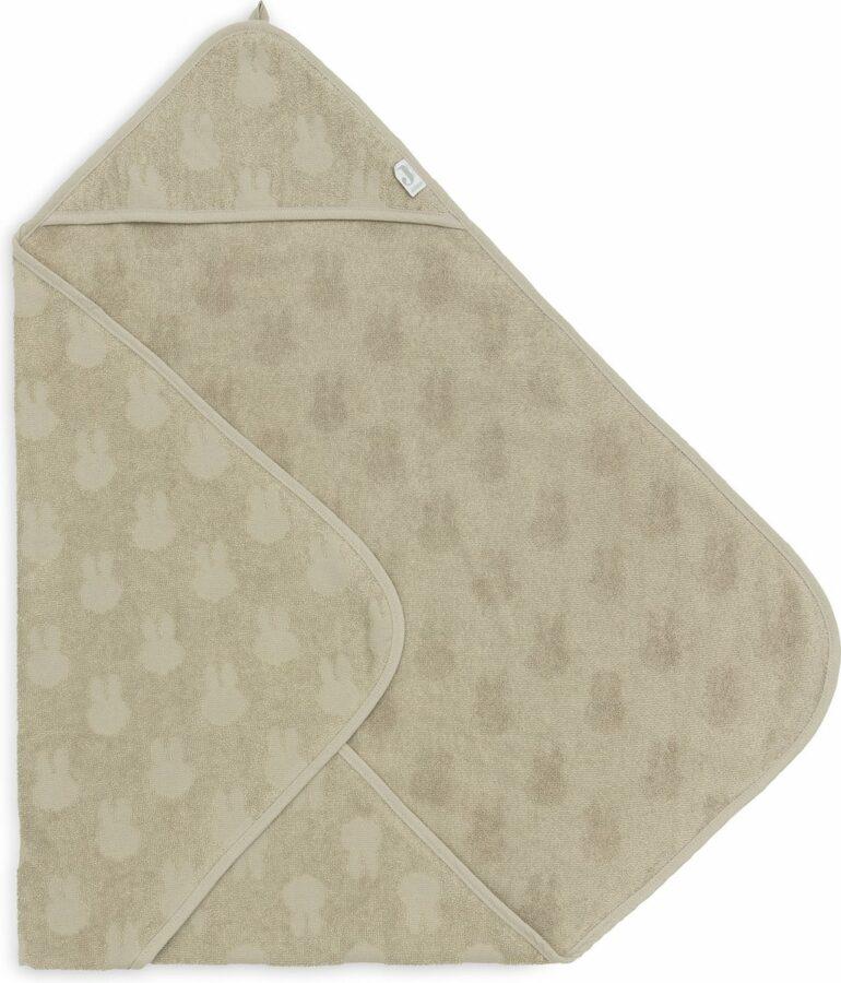 Jollein Badcape Badstof 75x75cm Nijntje Jacquard - Nougat - Afbeelding 10