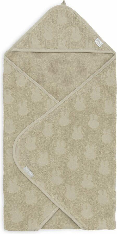 Jollein Badcape Badstof 75x75cm Nijntje Jacquard - Nougat - Afbeelding 9