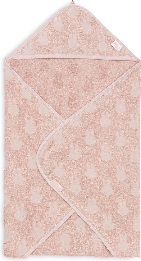 Jollein Badcape Badstof 75x75cm Nijntje Jacquard - wild rose - Afbeelding 4