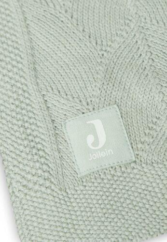 Jollein Deken Shell Knit - Sea Foam - GOTS - Afbeelding 2