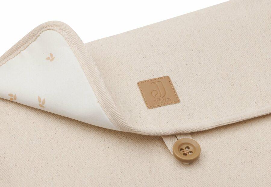 Jollein Verschoningsmat Met Opbergvakken Twill - Natural - Afbeelding 2