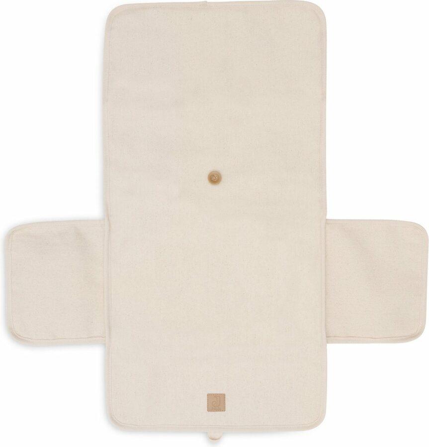 Jollein Verschoningsmat Met Opbergvakken Twill - Natural - Afbeelding 3