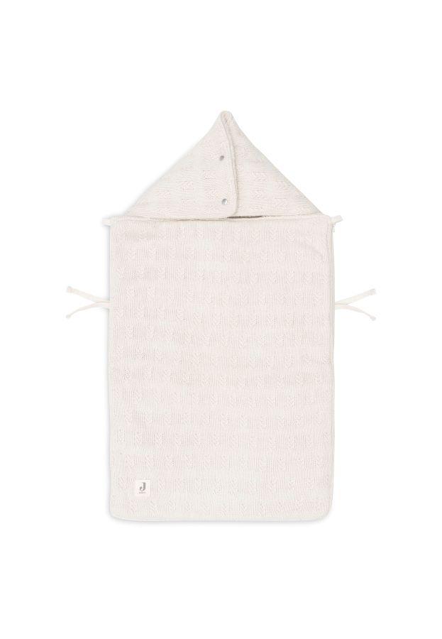 Jollein Voetenzak voor Autostoel Kinderwagen Grain Knit - Oatmeal - Afbeelding 4