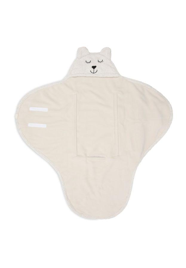 Jollein Wikkeldeken Bear Boucle - oatmeal - Afbeelding 2