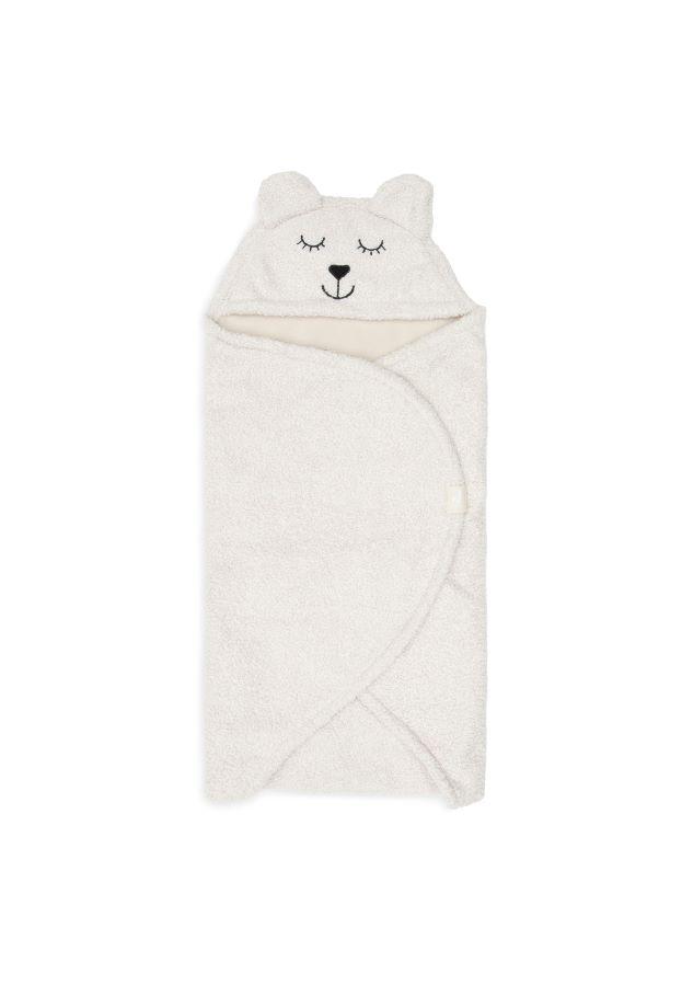Jollein Wikkeldeken Bear Boucle - oatmeal