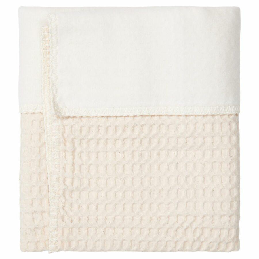 Koeka deken cotton fleece wafel amsterdam - natural - Afbeelding 2