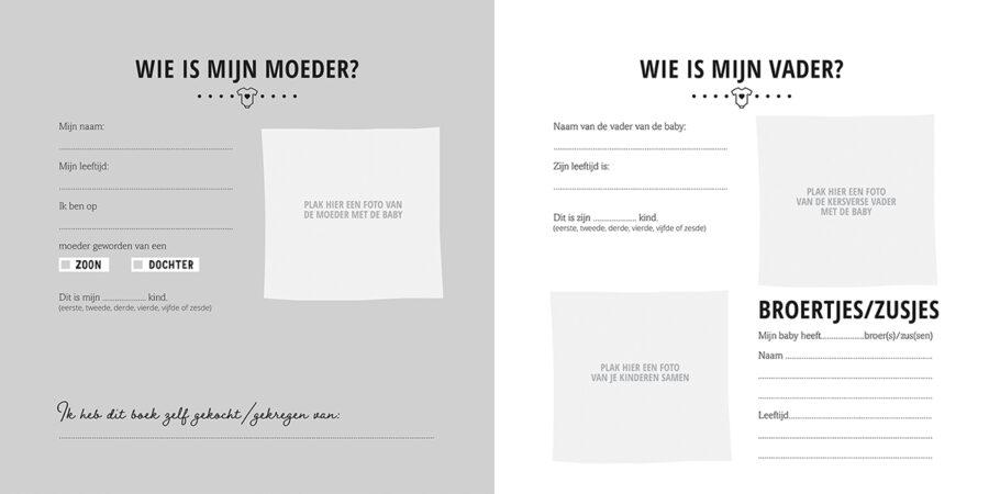 Mooie woorden kraambezoek – Maak een unieke herinnering - invulboek - Afbeelding 2