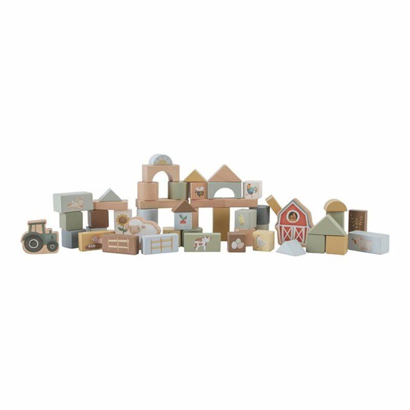 Little Dutch Bouwblokken Little Farm - LD7145