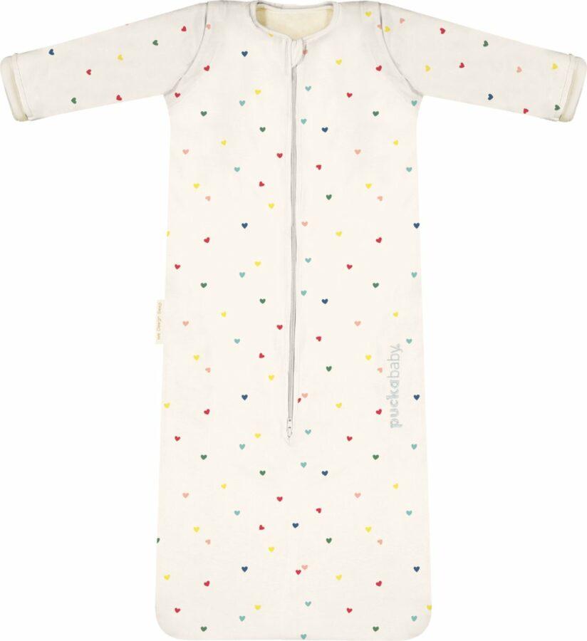 Puckababy The Bag 4 Seasons baby slaapzak (6-30mnd) - hearts confetti