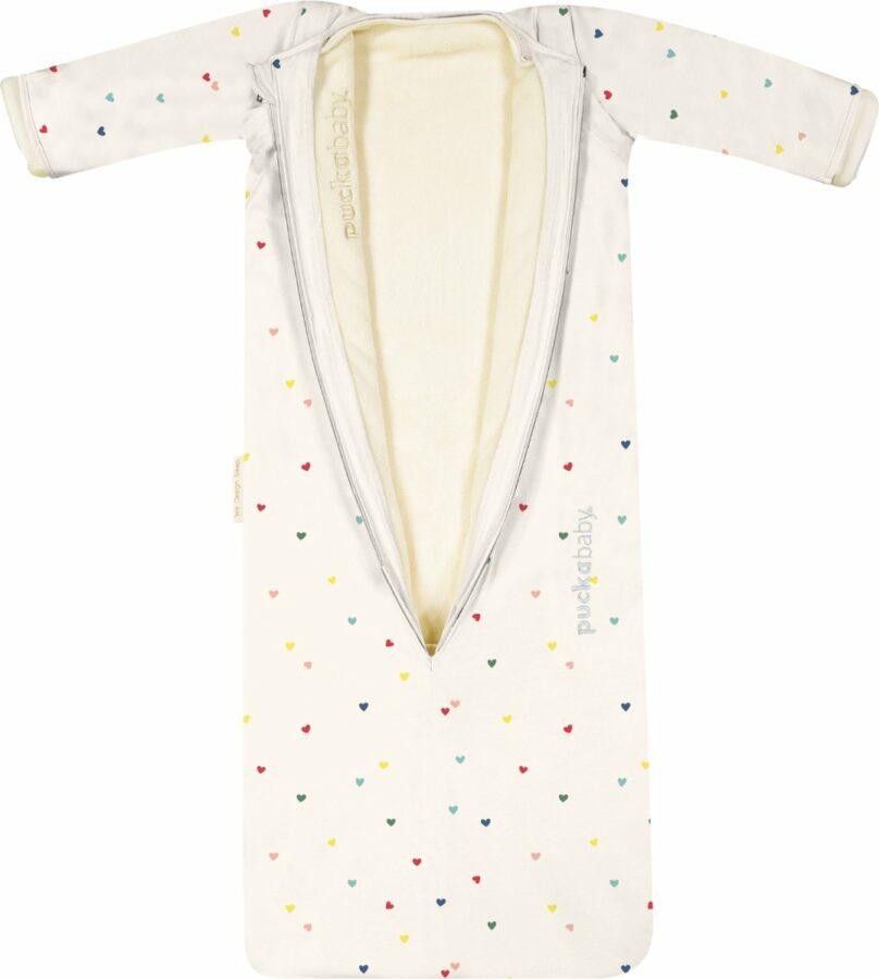 Puckababy The Bag 4 Seasons baby slaapzak (6-30mnd) - hearts confetti - Afbeelding 6