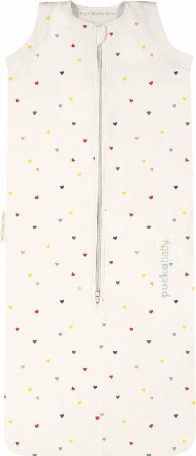 Puckababy The Bag 4 Seasons baby slaapzak (6-30mnd) - hearts confetti - Afbeelding 8