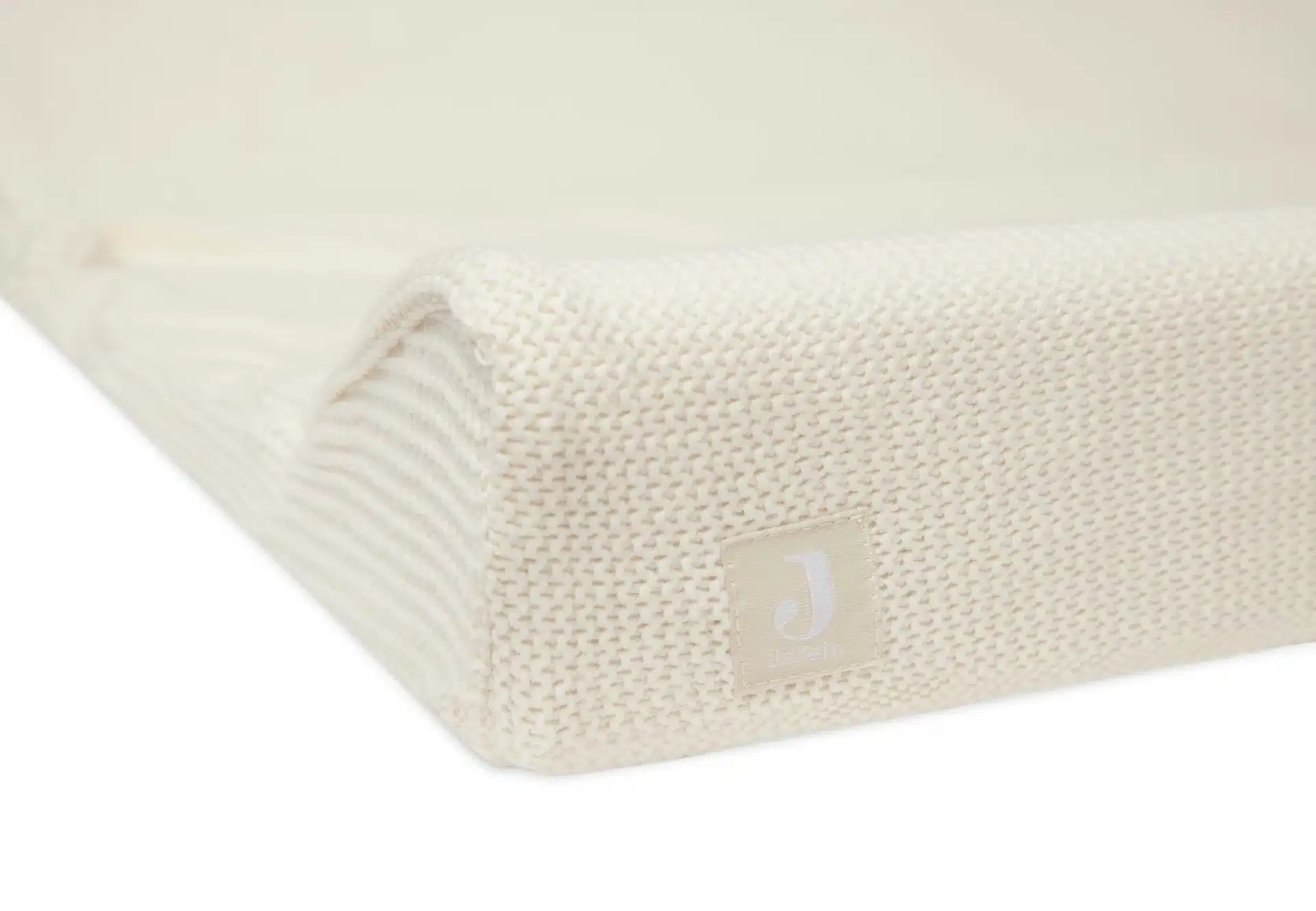 Jollein Aankleedkussenhoes 50x70cm Basic Knit - Ivory - Afbeelding 3