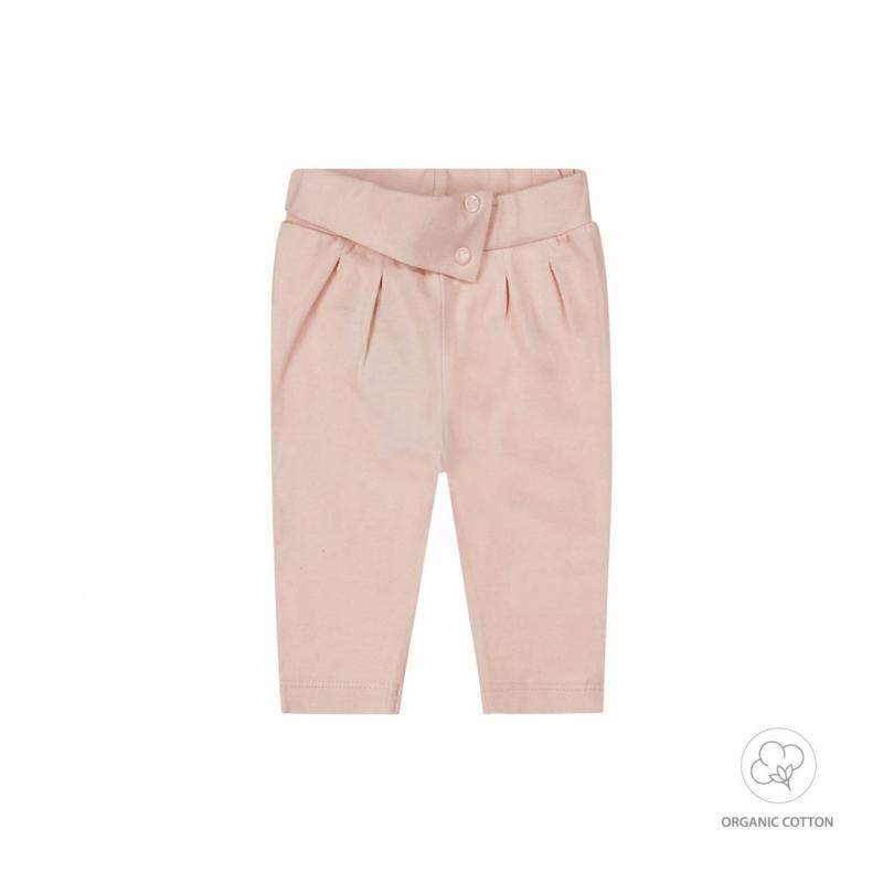 Dirkje meisjes baby broekje zachtroze overslag bio cotton WN1224