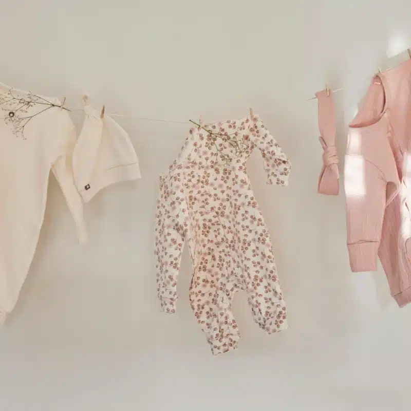 Dirkje meisjes baby bio boxpakje off white bloemetjes WN1207 - Afbeelding 3
